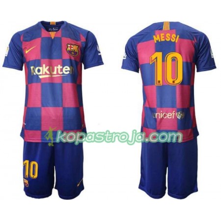 Billiga Fotbollströjor FC Barcelona Lionel Messi 10 Barn Hemma tröja 2019/20 Kortärmad